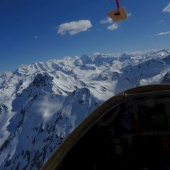 Flugwegposition um 15:10:06: Aufgenommen in der Nähe von Maloja, Schweiz in 3038 Meter